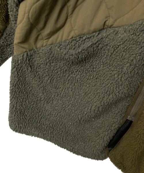 TOWN CRAFT（タウンクラフト）TOWN CRAFT (タウンクラフト) BEAUTY&YOUTH (ビューティーアンドユース) 別注 パッチワークキルティングジャケット オリーブ サイズ:Fの古着・服飾アイテム