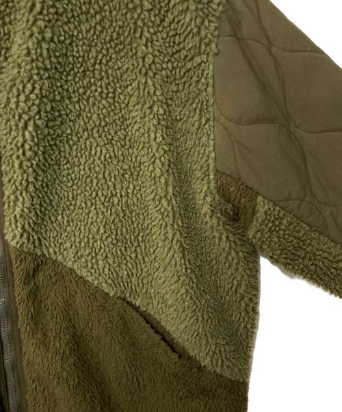 TOWN CRAFT（タウンクラフト）TOWN CRAFT (タウンクラフト) BEAUTY&YOUTH (ビューティーアンドユース) 別注 パッチワークキルティングジャケット オリーブ サイズ:Fの古着・服飾アイテム