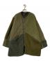 TOWN CRAFT（タウンクラフト）の古着「別注 パッチワークキルティングジャケット」｜オリーブ