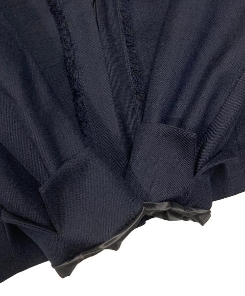 Demi-Luxe Beams（デミルクス ビームス）Demi-Luxe Beams (デミルクス ビームス) スラブツイード スカートセットアップ ネイビー サイズ:36の古着・服飾アイテム