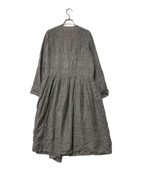 nest Robe（ネストローブ）nest Robe (ネストローブ) リネンワンピース グレー サイズ:Freeの古着・服飾アイテム