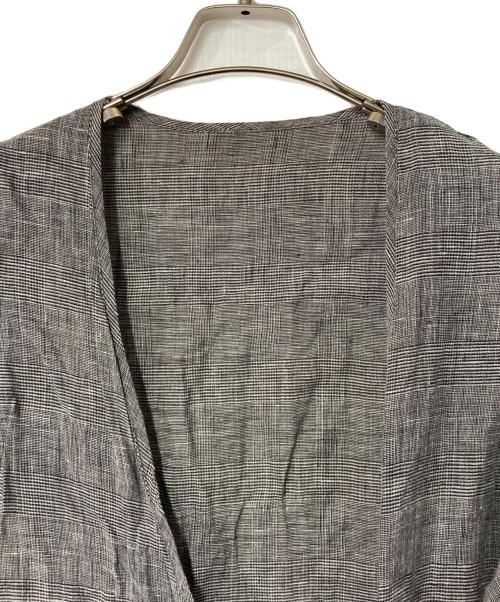 nest Robe（ネストローブ）nest Robe (ネストローブ) リネンワンピース グレー サイズ:Freeの古着・服飾アイテム