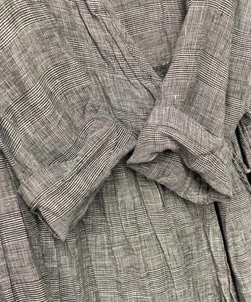 nest Robe（ネストローブ）nest Robe (ネストローブ) リネンワンピース グレー サイズ:Freeの古着・服飾アイテム