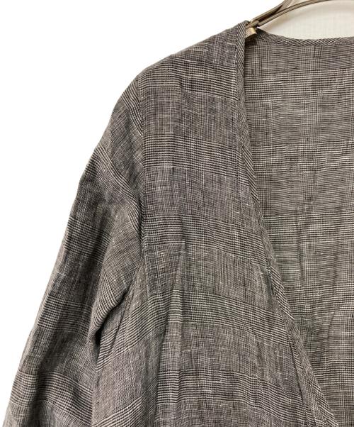 nest Robe（ネストローブ）nest Robe (ネストローブ) リネンワンピース グレー サイズ:Freeの古着・服飾アイテム