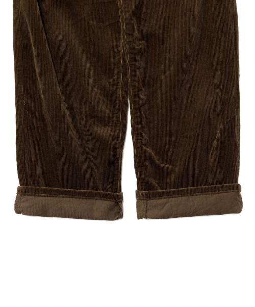 DANTON（ダントン）DANTON (ダントン) コーデュロイ イージーパンツ ブラウン サイズ:38の古着・服飾アイテム