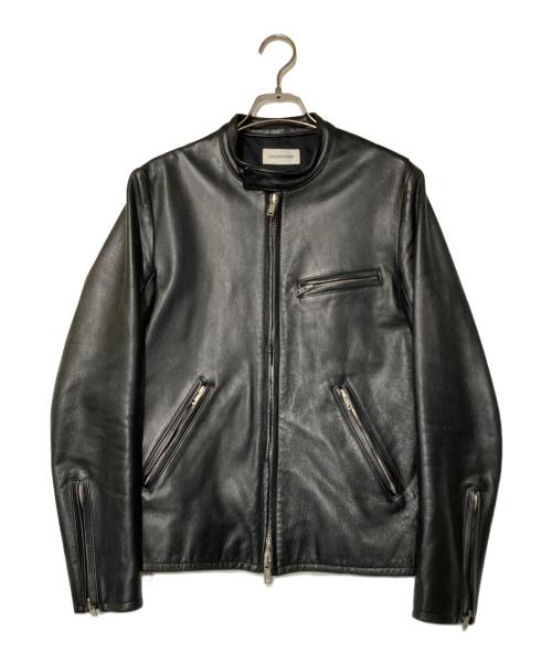 LITHIUM HOMME（リチウムオム・ファム）LITHIUM HOMME (リチウムオム・ファム) レザージャケット ブラック サイズ:46の古着・服飾アイテム