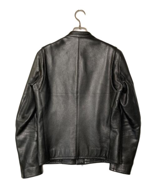 LITHIUM HOMME（リチウムオム・ファム）LITHIUM HOMME (リチウムオム・ファム) レザージャケット ブラック サイズ:46の古着・服飾アイテム