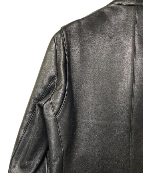 LITHIUM HOMME（リチウムオム・ファム）LITHIUM HOMME (リチウムオム・ファム) レザージャケット ブラック サイズ:46の古着・服飾アイテム