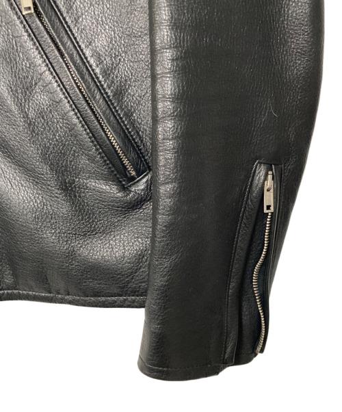 LITHIUM HOMME（リチウムオム・ファム）LITHIUM HOMME (リチウムオム・ファム) レザージャケット ブラック サイズ:46の古着・服飾アイテム