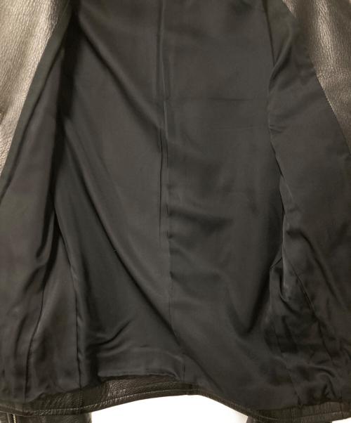 LITHIUM HOMME（リチウムオム・ファム）LITHIUM HOMME (リチウムオム・ファム) レザージャケット ブラック サイズ:46の古着・服飾アイテム