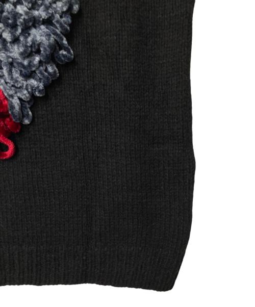 hazama（ハザマ）hazama (ハザマ) DRUGニット ブラック サイズ:Freeの古着・服飾アイテム