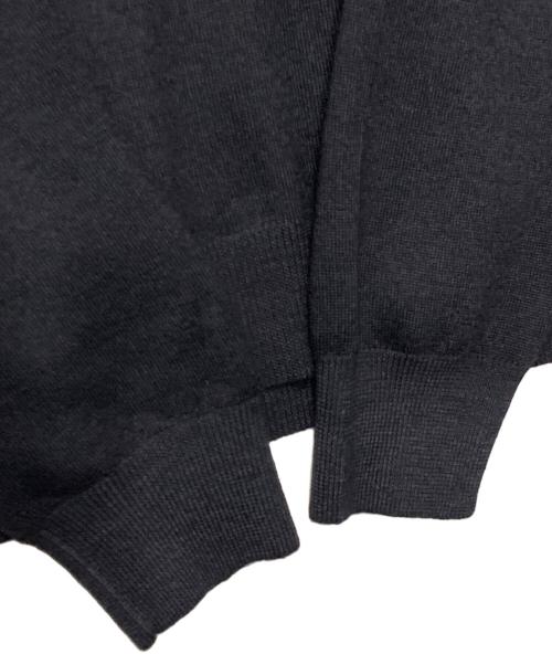 GRAN SASSO（グランサッソ）GRAN SASSO (グランサッソ) ハーフジップウールニット ダークグレー サイズ:46の古着・服飾アイテム