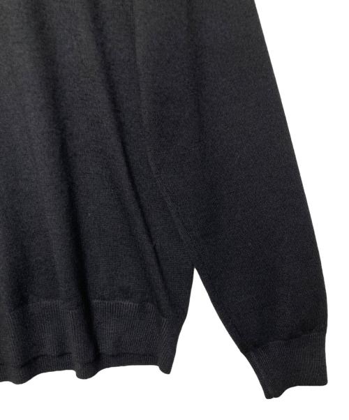 GRAN SASSO（グランサッソ）GRAN SASSO (グランサッソ) ハーフジップウールニット ダークグレー サイズ:46の古着・服飾アイテム