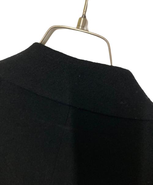 yohji yamamoto+noir（ヨウジヤマモトプリュスノアール）yohji yamamoto+noir (ヨウジヤマモトプリュスノアール) ウール3Bロングジャケット ブラック サイズ:1の古着・服飾アイテム