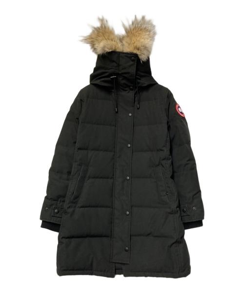 CANADA GOOSE（カナダグース）CANADA GOOSE (カナダグース) SHELBURNE PARKA ファーフーデッド ダウンコート ブラック サイズ:XSの古着・服飾アイテム
