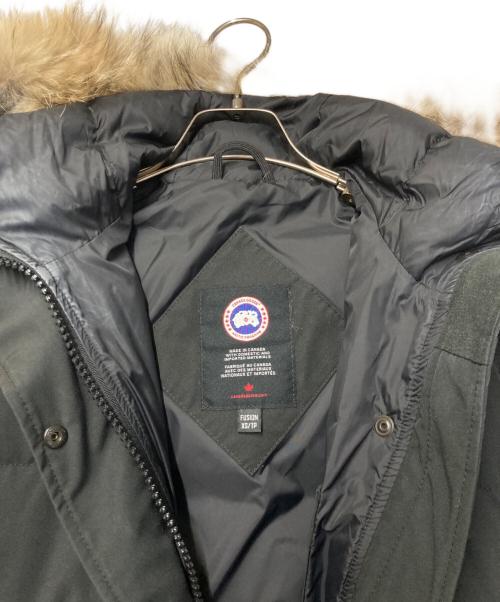 CANADA GOOSE（カナダグース）CANADA GOOSE (カナダグース) SHELBURNE PARKA ファーフーデッド ダウンコート ブラック サイズ:XSの古着・服飾アイテム