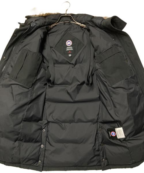 CANADA GOOSE（カナダグース）CANADA GOOSE (カナダグース) SHELBURNE PARKA ファーフーデッド ダウンコート ブラック サイズ:XSの古着・服飾アイテム