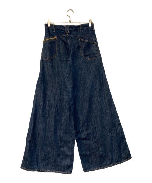 Needles（ニードルズ）Needles (ニードルズ) コットンリネンフレアデニムパンツ インディゴ サイズ:3の古着・服飾アイテム