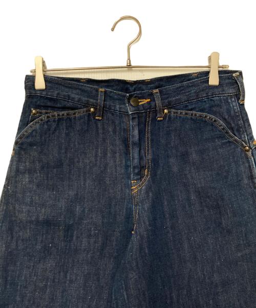 Needles（ニードルズ）Needles (ニードルズ) コットンリネンフレアデニムパンツ インディゴ サイズ:3の古着・服飾アイテム