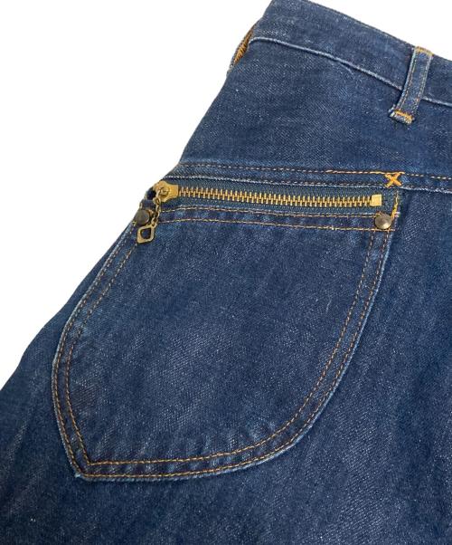 Needles（ニードルズ）Needles (ニードルズ) コットンリネンフレアデニムパンツ インディゴ サイズ:3の古着・服飾アイテム