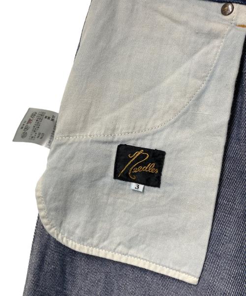 Needles（ニードルズ）Needles (ニードルズ) コットンリネンフレアデニムパンツ インディゴ サイズ:3の古着・服飾アイテム