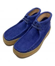 CLARKS×HIDDEN NY（クラークス×ヒドゥンニューヨーク）の古着「WALLABEE CUP BOOT」｜ブルー