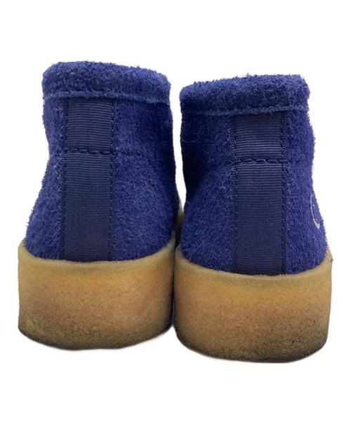 CLARKS（クラークス）CLARKS (クラークス) HIDDEN NY (ヒドゥンニューヨーク) WALLABEE CUP BOOT ブルー サイズ:UK8/US9/EU42の古着・服飾アイテム