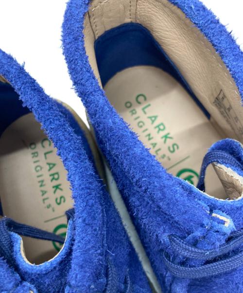 CLARKS（クラークス）CLARKS (クラークス) HIDDEN NY (ヒドゥンニューヨーク) WALLABEE CUP BOOT ブルー サイズ:UK8/US9/EU42の古着・服飾アイテム
