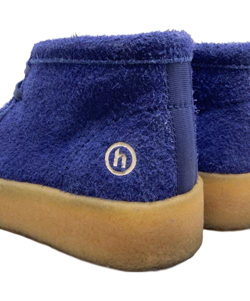 CLARKS（クラークス）CLARKS (クラークス) HIDDEN NY (ヒドゥンニューヨーク) WALLABEE CUP BOOT ブルー サイズ:UK8/US9/EU42の古着・服飾アイテム