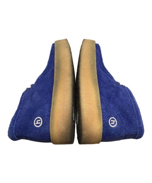 CLARKS（クラークス）CLARKS (クラークス) HIDDEN NY (ヒドゥンニューヨーク) WALLABEE CUP BOOT ブルー サイズ:UK8/US9/EU42の古着・服飾アイテム