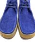 中古・古着 CLARKS (クラークス) HIDDEN NY (ヒドゥンニューヨーク) WALLABEE CUP BOOT ブルー サイズ:UK8/US9/EU42：9000円