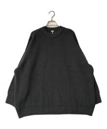 THE DAY（ザデイ）の古着「LOW GAUGE MERINO CREWNECK KNIT」｜グレー
