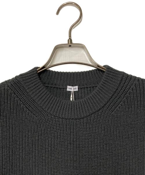 THE DAY（ザデイ）the DAY (ザデイ) LOW GAUGE MERINO CREWNECK KNIT グレー サイズ:2の古着・服飾アイテム
