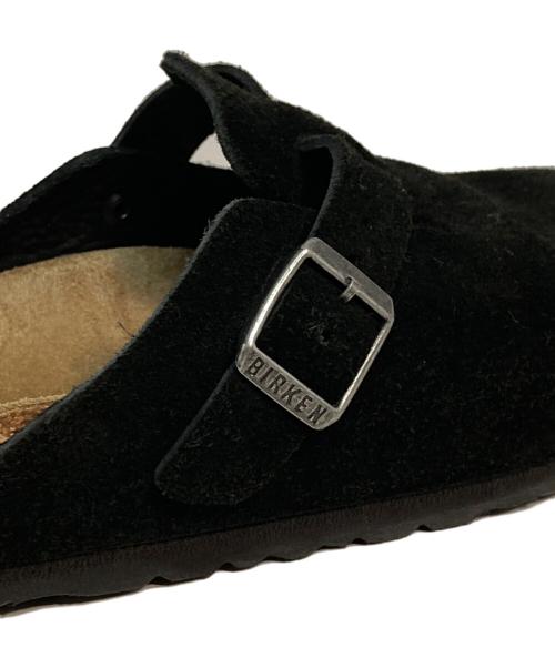 BIRKENSTOCK（ビルケンシュトック）BIRKENSTOCK (ビルケンシュトック) ボストンスエードサンダル ブラック サイズ:36の古着・服飾アイテム