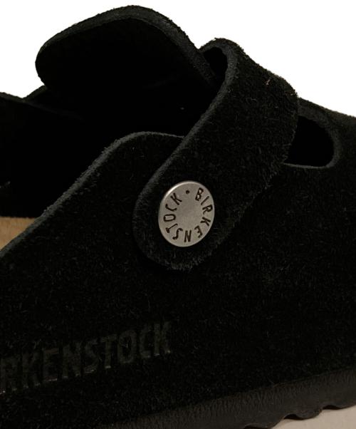 BIRKENSTOCK（ビルケンシュトック）BIRKENSTOCK (ビルケンシュトック) ボストンスエードサンダル ブラック サイズ:36の古着・服飾アイテム