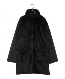SOU・SOU（ソウソウ）の古着「ボアフリース スタンドカラーコート」｜ブラック