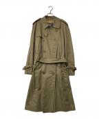 Burberry'sバーバリーズ）の古着「80's 裏ノバチェック トレンチコート」｜カーキ