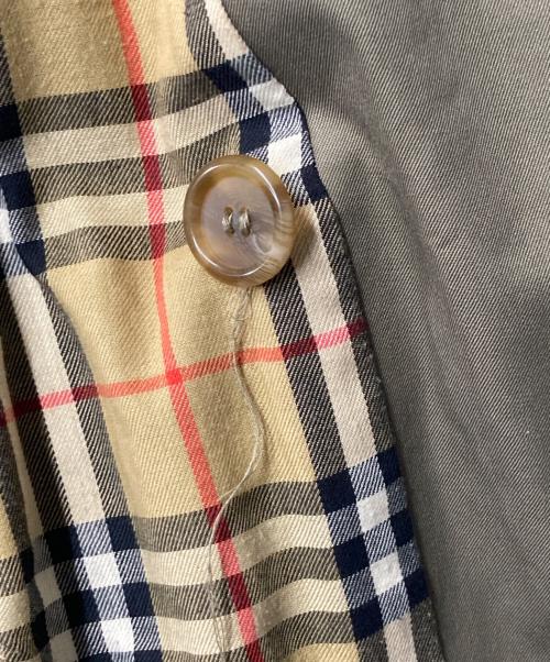 Burberry's（バーバリーズ）Burberry's (バーバリーズ) 80's 裏ノバチェック トレンチコート カーキ サイズ:50の古着・服飾アイテム
