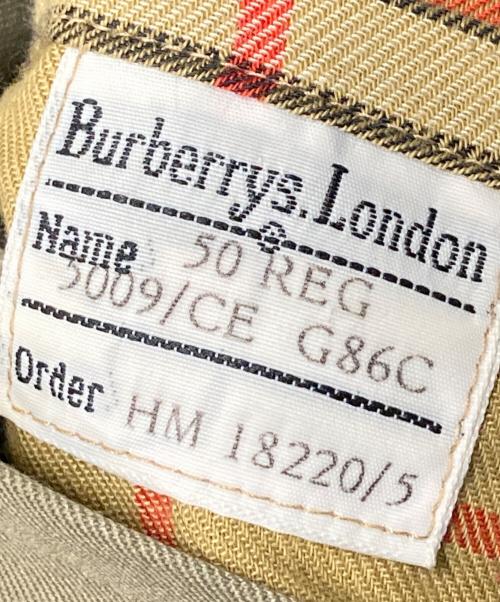 Burberry's（バーバリーズ）Burberry's (バーバリーズ) 80's 裏ノバチェック トレンチコート カーキ サイズ:50の古着・服飾アイテム