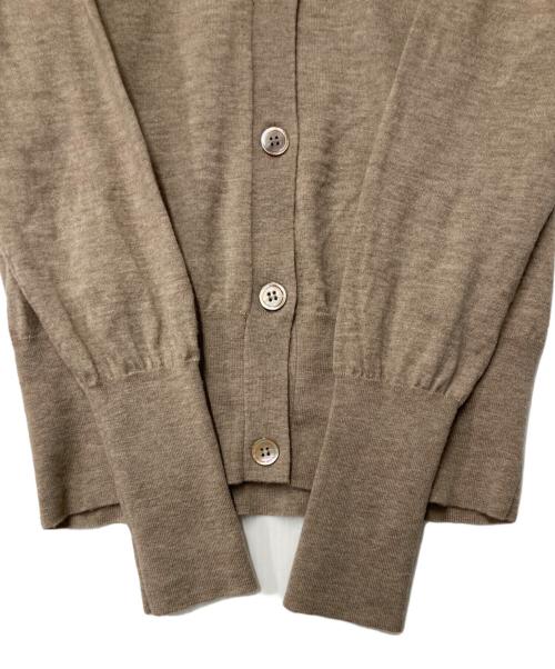Whim Gazette（ウィムガゼット）Whim Gazette (ウィムガゼット) ウールハイゲージカーディガン ブラウン サイズ:Freeの古着・服飾アイテム