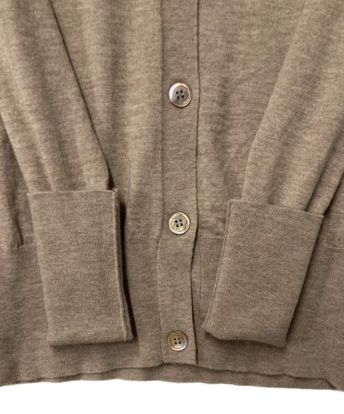 Whim Gazette（ウィムガゼット）Whim Gazette (ウィムガゼット) ウールハイゲージカーディガン ブラウン サイズ:Freeの古着・服飾アイテム