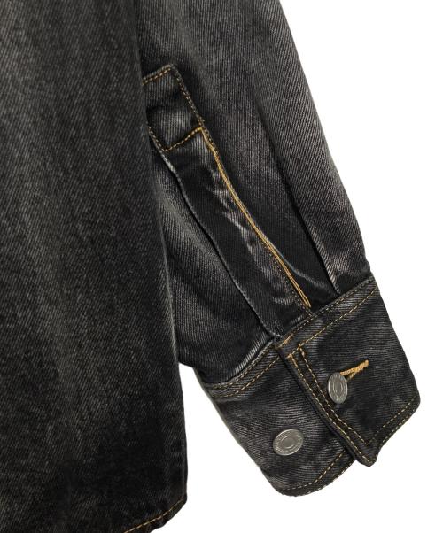 FenG CHen WANG（フェンチェンワン）FenG CHen WANG (フェンチェンワン) LEVI'S RED (リーバイス レッド) Crossover Tie Dye Denim Jacket ブラック×グレー サイズ:Ｍの古着・服飾アイテム