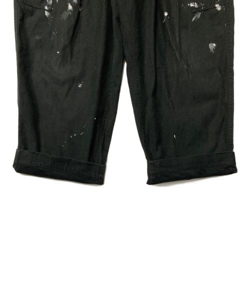 MARKA（マーカ）MARKA (マーカ) BAKER PANTS PAINTED ブラック サイズ:3の古着・服飾アイテム