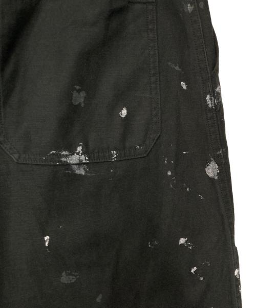 MARKA（マーカ）MARKA (マーカ) BAKER PANTS PAINTED ブラック サイズ:3の古着・服飾アイテム