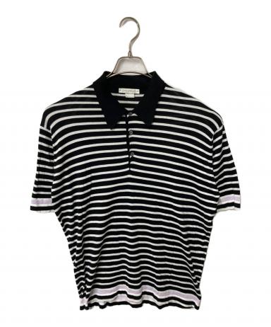 中古・古着通販】JOHN SMEDLEY (ジョンスメドレー) ボーダーポロシャツ