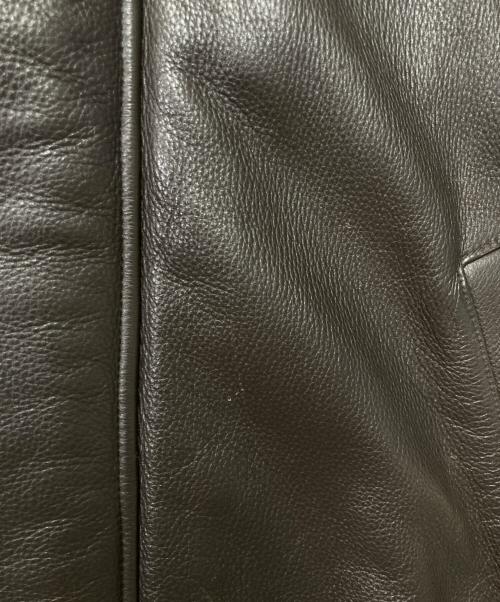 Eddie Bauer（エディーバウアー）Eddie Bauer (エディーバウアー) レザージャケット ブラウン サイズ:Lの古着・服飾アイテム