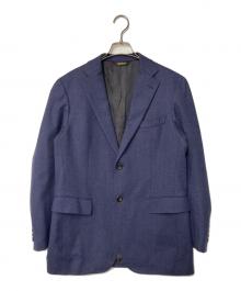 Paul Stuart（ポールスチュアート）の古着「カシミヤシルク混 テーラードジャケット」｜ネイビー