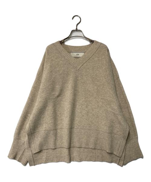 L'appartement（アパルトモン）L'Appartement (アパルトモン) ADR Super 160's Wool pile Reversible Knit Pullover ベージュ サイズ:38の古着・服飾アイテム