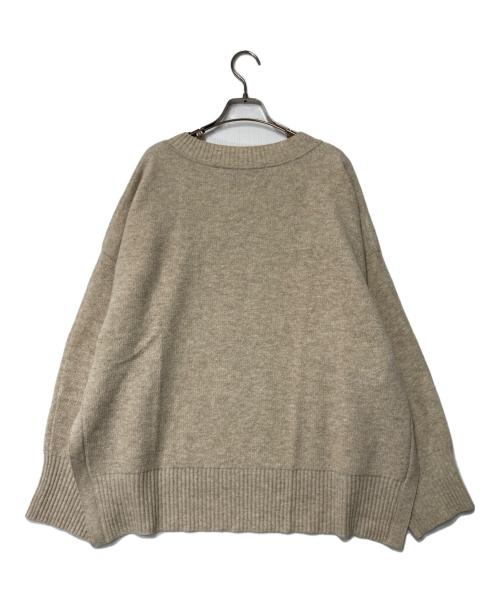 L'appartement（アパルトモン）L'Appartement (アパルトモン) ADR Super 160's Wool pile Reversible Knit Pullover ベージュ サイズ:38の古着・服飾アイテム