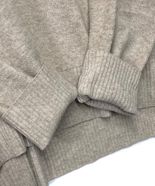 L'appartement（アパルトモン）L'Appartement (アパルトモン) ADR Super 160's Wool pile Reversible Knit Pullover ベージュ サイズ:38の古着・服飾アイテム